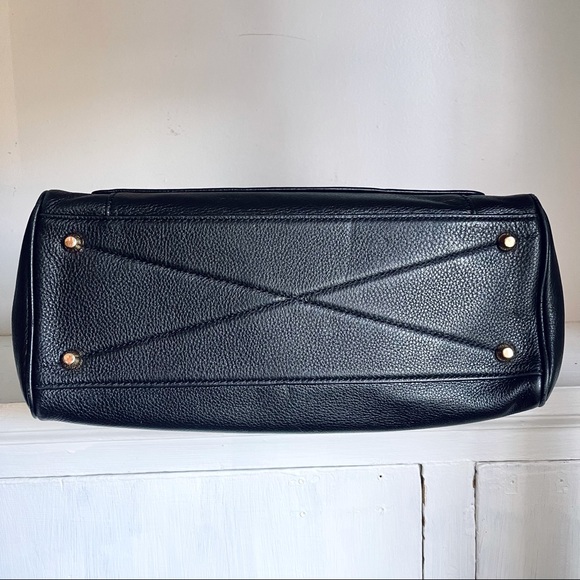 Marc Jacobs Black Leather Empire City Leather Structured Top Handle Tote Bag - Picture 6 of 16